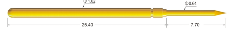 Centalic PE75-B-5.5GG Test Probe, Needle Tip, 75mil