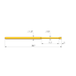 Ingun GKS-135 214 130 A 1500 Test Probe, Crown Tip, 100mil