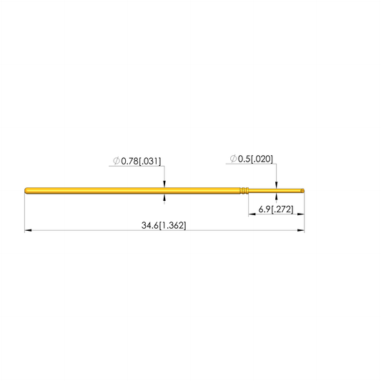 Ingun GKS-550 238 050 A 1000, Needle Tip, 50mil