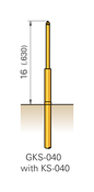 Ingun GKS-040 207 040 A 1500 Probe, Crown Tip, 40mil