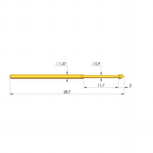 Ingun GKS-135 307 150 A 1500, Chisel Tip, 100mil