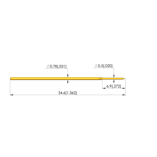 Ingun GKS-550 201 050 A 1000, Needle Tip, 50mil