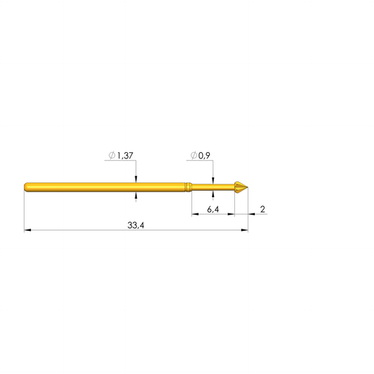 Ingun GKS-100 217 170 A 1500, Star Tip, 100mil