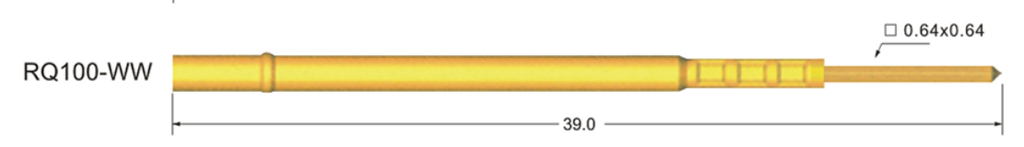 Centalic RQ100-WW Receptacle, Wire Wrap